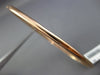 ESTATE 1.55CT DIAMOND 14KT ROSE GOLD 3D OVAL PAVE SEMI ETERNITY BANGLE BRACELET