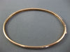 ESTATE 1.55CT DIAMOND 14KT ROSE GOLD 3D OVAL PAVE SEMI ETERNITY BANGLE BRACELET