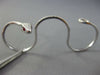 ESTATE LARGE .35CT DIAMOND & AAA RUBY 18K WHITE GOLD CLASSIC SNAKE 3 FINGER RING