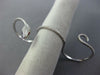 ESTATE LARGE .35CT DIAMOND & AAA RUBY 18K WHITE GOLD CLASSIC SNAKE 3 FINGER RING