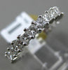ESTATE 2.0CT DIAMOND 18KT WHITE GOLD CLASSIC PRINCESS ETERNITY ANNIVERSARY RING