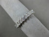 ESTATE 2.0CT DIAMOND 18KT WHITE GOLD CLASSIC PRINCESS ETERNITY ANNIVERSARY RING