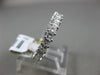 ESTATE 2.0CT DIAMOND 18KT WHITE GOLD CLASSIC PRINCESS ETERNITY ANNIVERSARY RING
