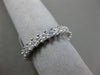 ESTATE 2.0CT DIAMOND 18KT WHITE GOLD CLASSIC PRINCESS ETERNITY ANNIVERSARY RING