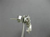 ESTATE LARGE 4.07CT DIAMOND 18KT WHITE GOLD CLASSIC MULTI SHAPE HANGING EARRINGS