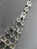ESTATE EXTRA LARGE 21.62CT DIAMOND 18KT WHITE GOLD 3D SQUARE JOURNEY NECKLACE