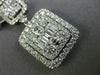 ESTATE EXTRA LARGE 21.62CT DIAMOND 18KT WHITE GOLD 3D SQUARE JOURNEY NECKLACE