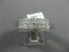 WIDE 2.29CT ROUND & PRINCESS DIAMOND 18KT WHITE GOLD SEMI ETERNITY WEDDING RING