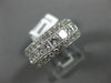 WIDE 2.29CT ROUND & PRINCESS DIAMOND 18KT WHITE GOLD SEMI ETERNITY WEDDING RING