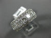 WIDE 2.29CT ROUND & PRINCESS DIAMOND 18KT WHITE GOLD SEMI ETERNITY WEDDING RING