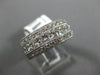 WIDE 2.29CT ROUND & PRINCESS DIAMOND 18KT WHITE GOLD SEMI ETERNITY WEDDING RING