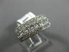 WIDE 2.29CT ROUND & PRINCESS DIAMOND 18KT WHITE GOLD SEMI ETERNITY WEDDING RING