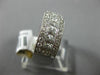 WIDE 2.29CT ROUND & PRINCESS DIAMOND 18KT WHITE GOLD SEMI ETERNITY WEDDING RING