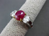 ANTIQUE 3.75CT DIAMOND & AAA RUBY PLATINUM & 18KT YELLOW GOLD 3D ENGAGEMENT RING