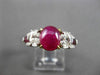 ANTIQUE 3.75CT DIAMOND & AAA RUBY PLATINUM & 18KT YELLOW GOLD 3D ENGAGEMENT RING
