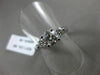 ESTATE 1.20CT DIAMOND 14K WHITE GOLD 3 STONE PAST PRESENT FUTURE ENGAGEMENT RING