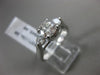 ESTATE 1.20CT DIAMOND 14K WHITE GOLD 3 STONE PAST PRESENT FUTURE ENGAGEMENT RING