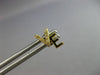 ESTATE .07CT DIAMOND 14KT YELLOW GOLD 3D CLASSIC LOVE STUD EARRINGS