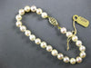 LONG AAA SOUTH SEA PEARL 14KT YELLOW GOLD CLASSIC 6.5MM FILIGREE BRACELET #27756