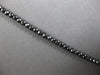 17.4CT BLACK DIAMOND 14KT WHITE GOLD 3D CLASSIC ROUND ETERNITY TENNIS BRACELET