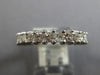 2.13CT DIAMOND 14KT WHITE GOLD PRINCESS SHARED PRONG ETERNITY ANNIVERSARY RING