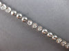 ESTATE .72CT DIAMOND 14KT WHITE GOLD 3 STONE PAST PRESENT FUTURE TENNIS BRACELET
