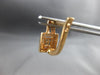 .35CT WHITE & MOCHA DIAMOND 14K WHITE & ROSE GOLD 3D FILIGREE HANGING EARRINGS
