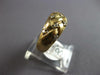 .26CT DIAMOND 14KT YELLOW GOLD MATTE & SHINY WOVEN CRISS CROSS ANNIVERSARY RING