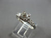 ANTIQUE .57CT OLD MINE DIAMOND PLATINIM FISHTAIL 5 STONE ENGAGEMENT RING #28024