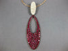 ANTIQUE 5.80CT DIAMOND & AAA TURQUOISE 14K WHITE GOLD HALO ETOILE NECKLACE 21870
