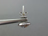 ESTATE .55CT DIAMOND & AAA SAPPHIRE 18K WHITE GOLD FLOWER FILIGREE STUD EARRINGS