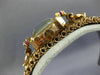 ANTIQUE LARGE EMERSON 1.0CT AAA RUBY 18KT ROSE GOLD 3D SQUARE WATCH BRACELET