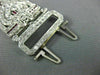ANTIQUE WIDE 13.40CT DIAMOND AAA RUBY PLATINUM 3D ART DECO MULTI HEART BRACELET