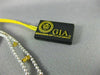 ESTATE LARGE 18.03CT WHITE & FANCY YELLOW DIAMOND 18KT TWO TONE GOLD 3D NECKLACE