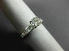 ESTATE 1.63CT ROUND & PRINCESS DIAMOND PLATINUM 3D SEMI MOUNT ENGAGEMENT RING