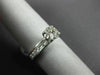 ESTATE 1.63CT ROUND & PRINCESS DIAMOND PLATINUM 3D SEMI MOUNT ENGAGEMENT RING