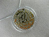 ESTATE .25CT DIAMOND 14KT 2 TONE GOLD 3D CIRCULAR SHEMA YISRAEL FLOATING PENDANT