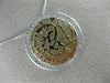 ESTATE .25CT DIAMOND 14KT 2 TONE GOLD 3D CIRCULAR SHEMA YISRAEL FLOATING PENDANT