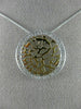 ESTATE .25CT DIAMOND 14KT 2 TONE GOLD 3D CIRCULAR SHEMA YISRAEL FLOATING PENDANT