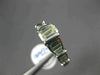 ESTATE LARGE 1.90CT EMERALD CUT DIAMOND 14KT WHITE GOLD CLASSIC ENGAGEMENT RING