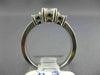 ESTATE 1.09CT ROUND DIAMOND 14KT WHITE GOLD CLASSIC THREE STONE ENGAGEMENT RING