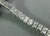 ESTATE 1.48CT PRINCESS CUT DIAMOND PLATINUM CLASSIC CHANNEL LOVE TENNIS BRACELET