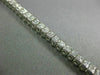 ESTATE 1.48CT PRINCESS CUT DIAMOND PLATINUM CLASSIC CHANNEL LOVE TENNIS BRACELET