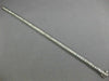 ESTATE 1.48CT PRINCESS CUT DIAMOND PLATINUM CLASSIC CHANNEL LOVE TENNIS BRACELET