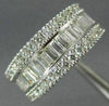 ESTATE WIDE 1.50CT DIAMOND 14K WHITE GOLD SEMI ETERNITY WEDDING ANNIVERSARY RING
