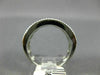 ESTATE WIDE 1.50CT DIAMOND 14K WHITE GOLD SEMI ETERNITY WEDDING ANNIVERSARY RING