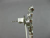 ESTATE EXTRA LARGE 10.28CT DIAMOND 18KT WHITE GOLD ELONGATED CHANDELIER EARRINGS