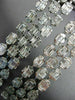 ESTATE EXTRA LARGE 10.28CT DIAMOND 18KT WHITE GOLD ELONGATED CHANDELIER EARRINGS