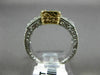 ESTATE WIDE 1.26CT DIAMOND & AAA TANZANITE 14KT TWO TONE GOLD 3D ENGAGEMENT RING