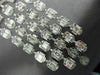 ESTATE EXTRA LARGE 12.03CT DIAMOND 18KT WHITE GOLD ELONGATED CHANDELIER EARRINGS